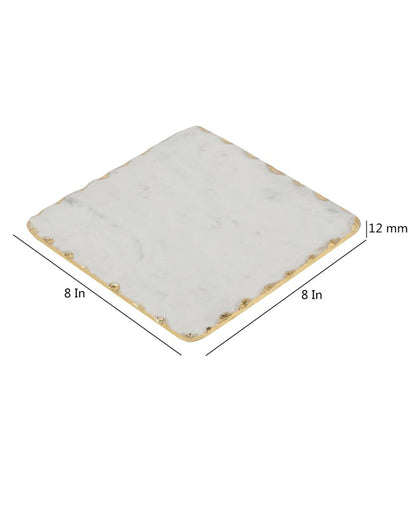 Sophisticated Marble Platter | 8 x 8 inches