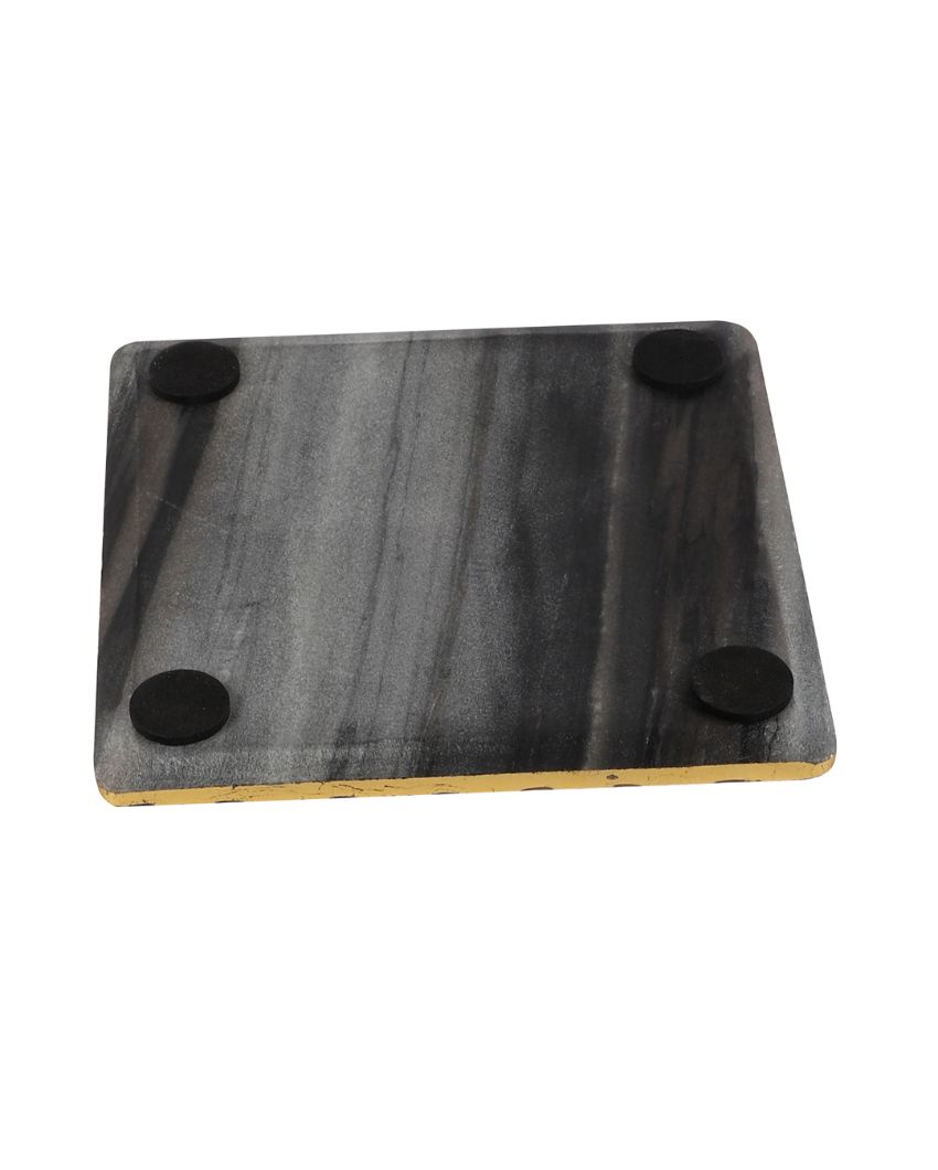 Stylish Marble Serving Platter | 8 x 8 inches