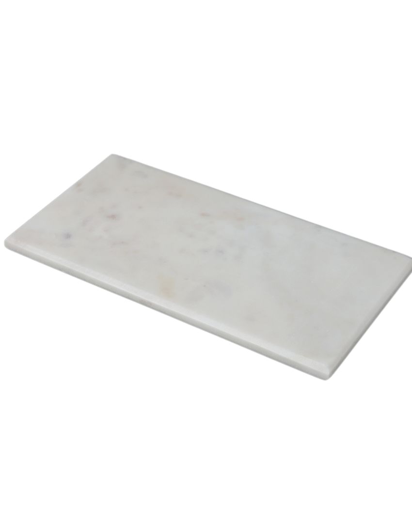 Refined Marble Platter | 12 x 6 inches