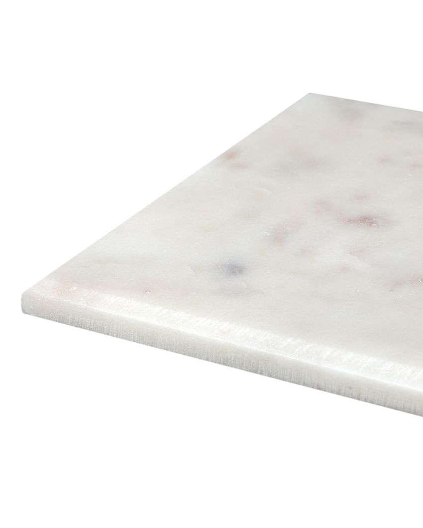 Refined Marble Platter | 12 x 6 inches