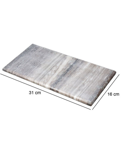 Classic Marble Serving Platter | 12 x 6 inches