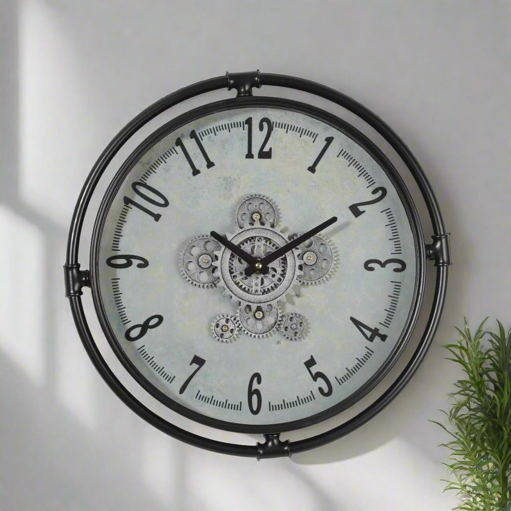 Louis Exposed Mechanical Clock | 18 x 3 inches