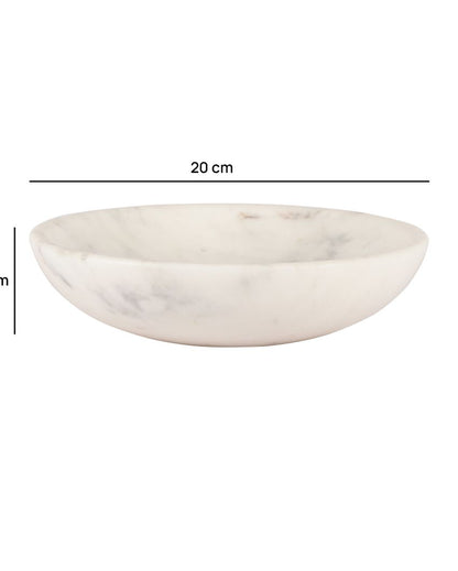 Marble Serving Bowl | 8 x 2 inches