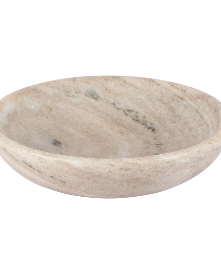 Modern Marble Bowl | 8 x 2 inches