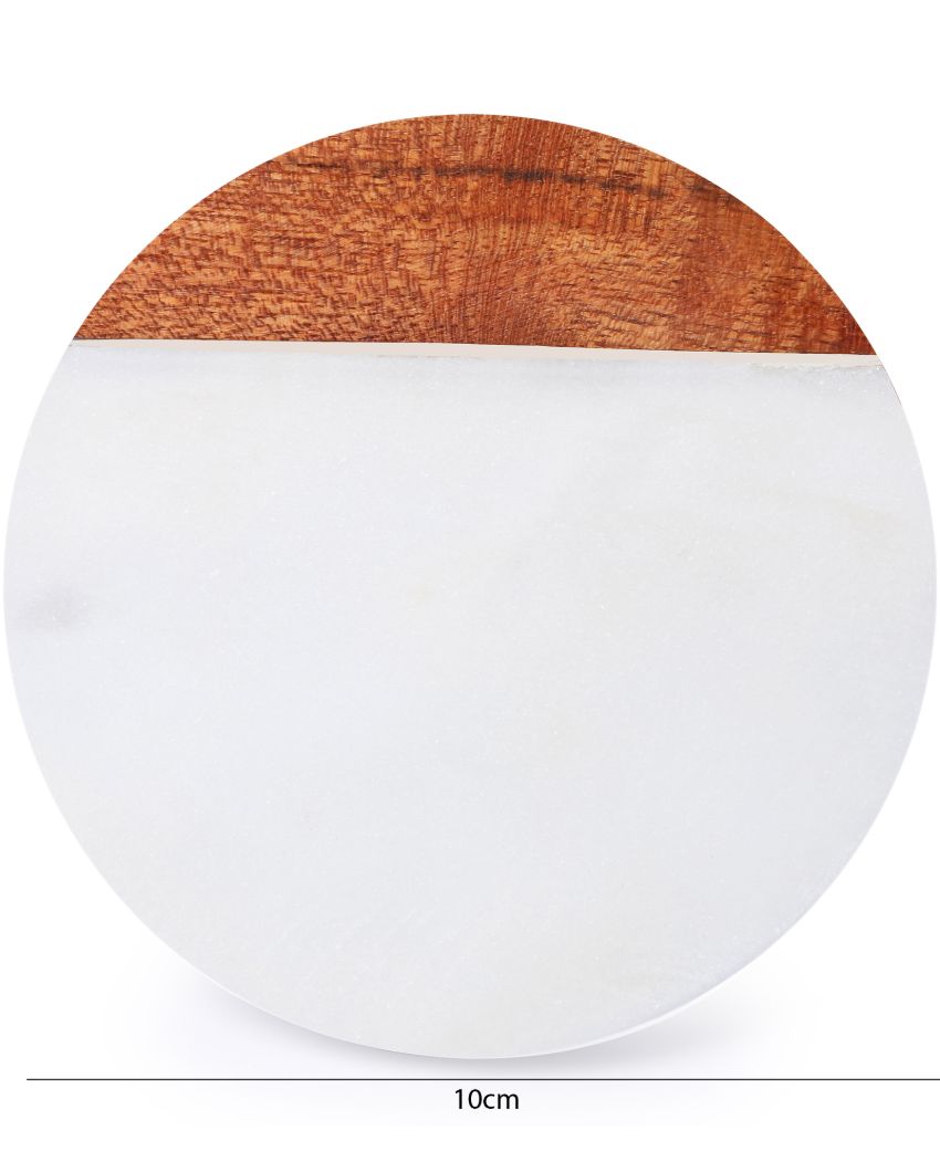 Luxurious Marble Coasters | Set of 4 | 4 inches