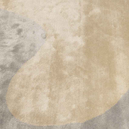 Elegant Grey Nasai Floor Covering Rug