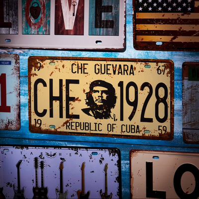 Che 1928 Number Plates Wall Sign | 6 x 1 x 12 inches