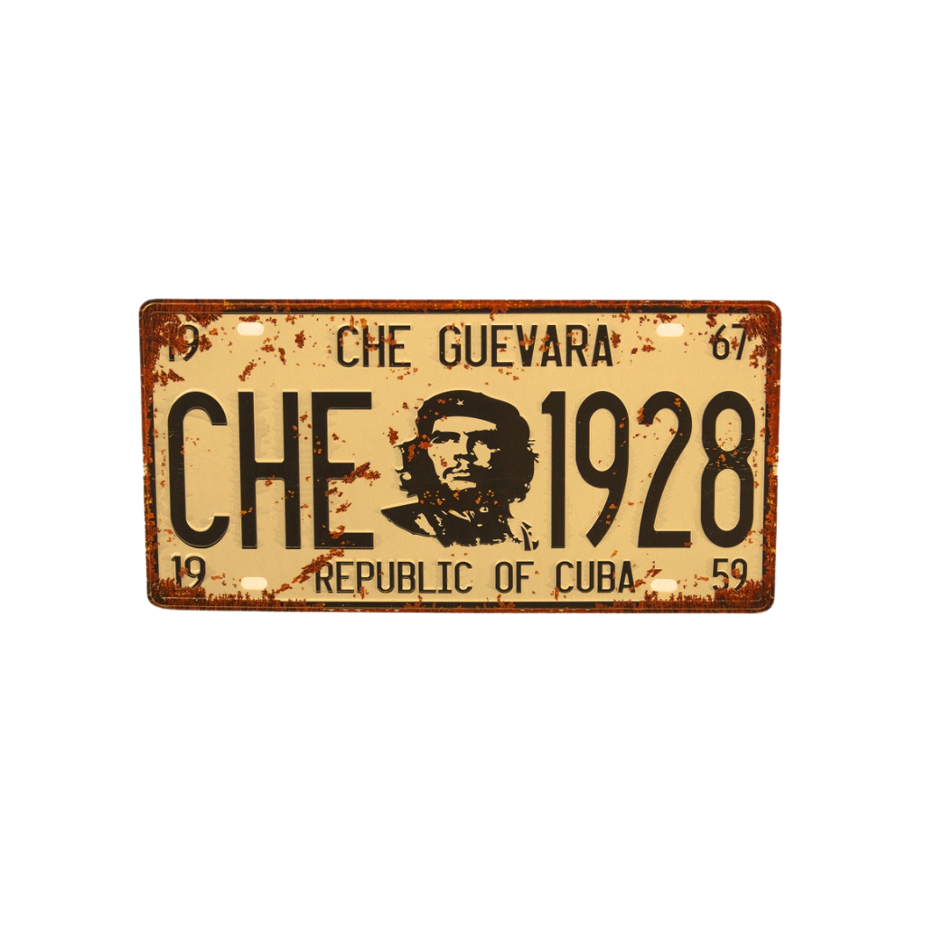 Che 1928 Number Plates Wall Sign | 6 x 1 x 12 inches