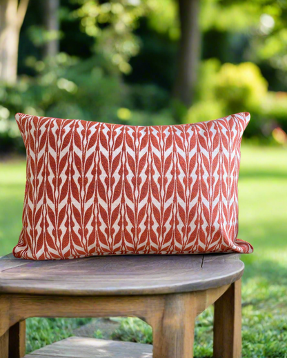 Orange Miraz Double Sided Cushion Covers | Orange| Set of 2