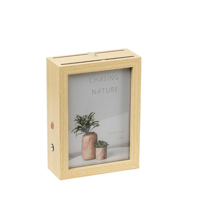 Stylish Beige Double-Sided LED Photo Frame