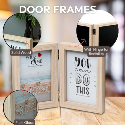 Classic Beige Door-Style Photo Frame