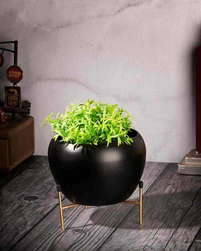 Bowl Shape Metal Planter Stand |15 x 12 cm/ 6 x 5 inches