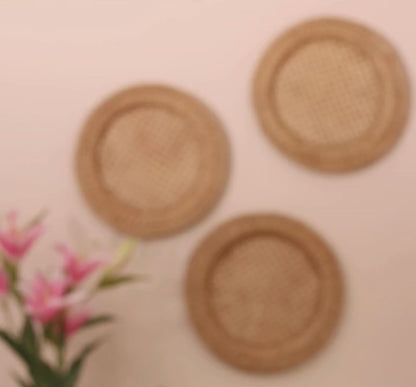 Rattan Design Dinner Plate