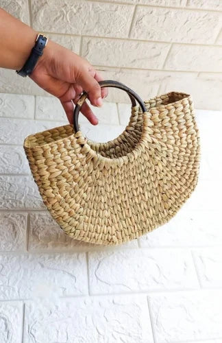Kauna Grass U Shaped Small Tote Bag