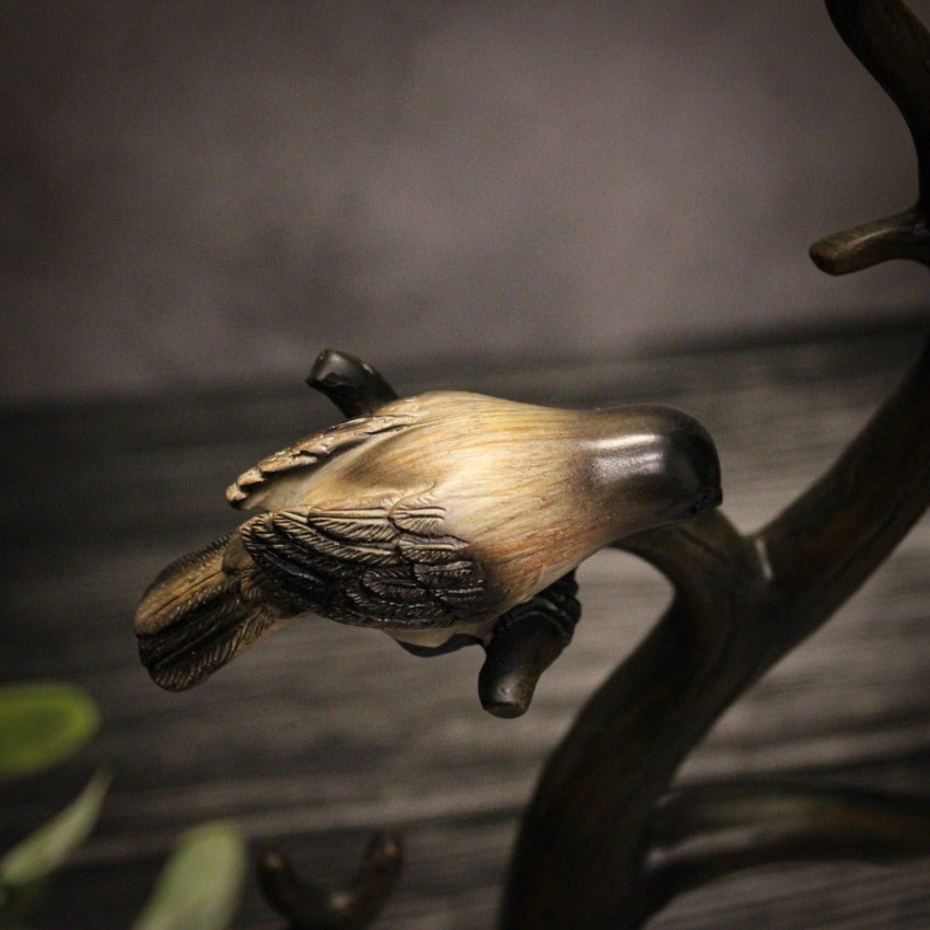 Charming Bird Tree Resin Key Holder Showpiece | 10 x 4 x 15 inches
