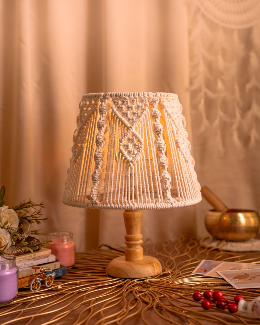 Rustic Boho Lamp | 14 x 11 inches