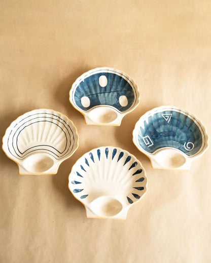 Seashell Serving Platters | Set Of 4