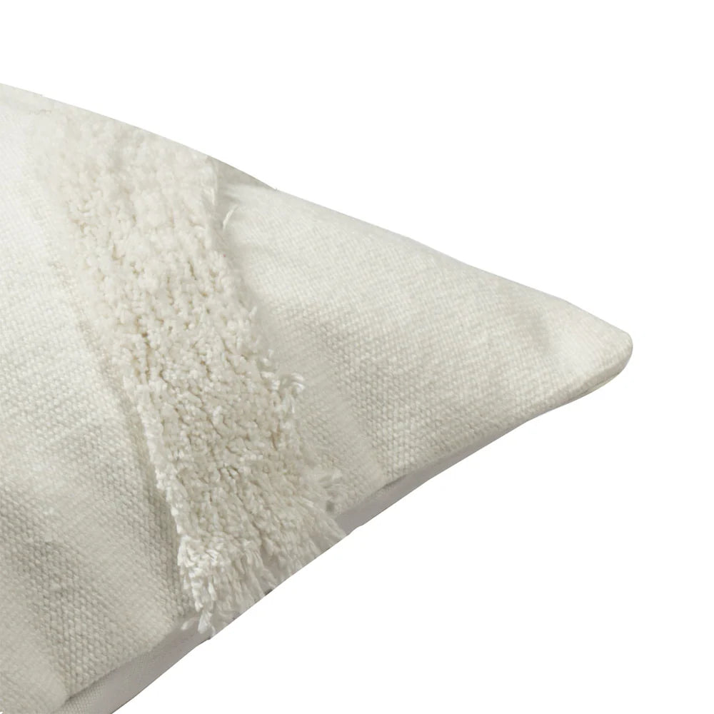 Black Curves Cotton Cushion Cover | 18 x 18 inches