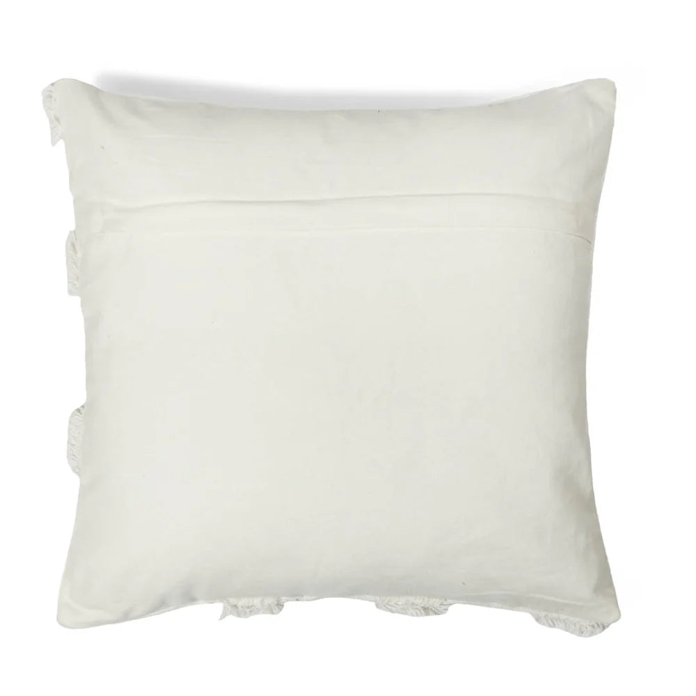 Black Curves Cotton Cushion Cover | 18 x 18 inches