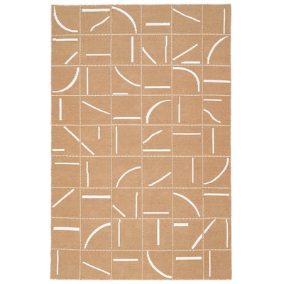 Earthy Brown Sandstorm Reversible Floor Covering Rug