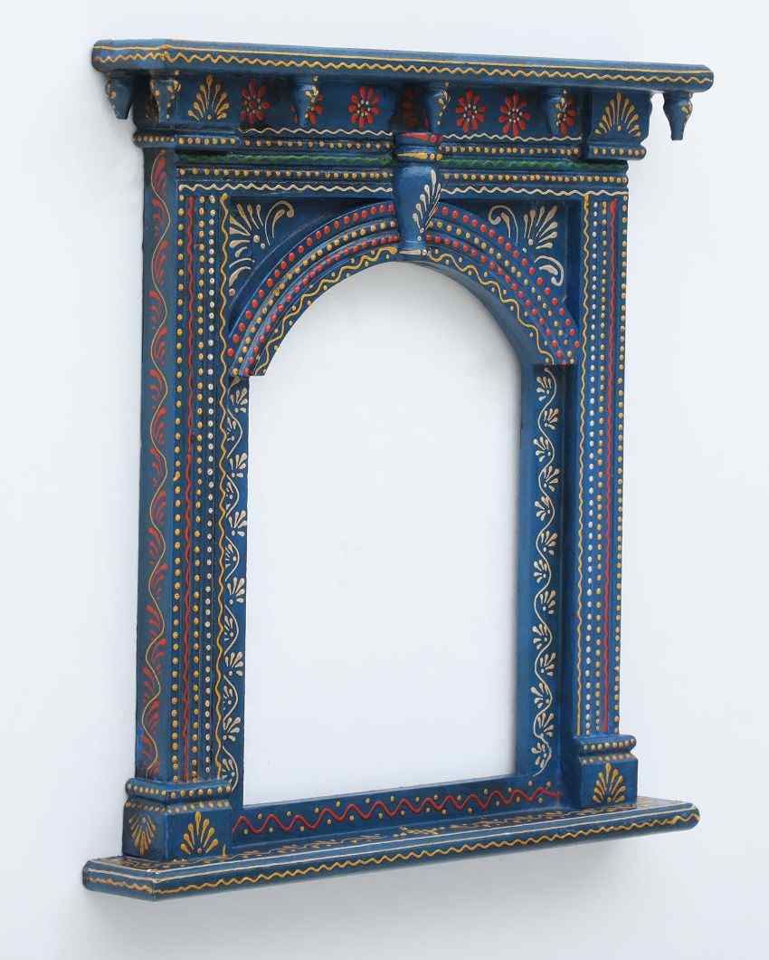 Jaipuri Wooden Wall Hanging Jharokha Frame