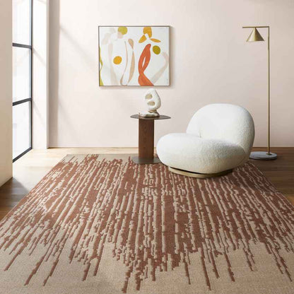 Luxe Brown Stella Floor Covering Rug