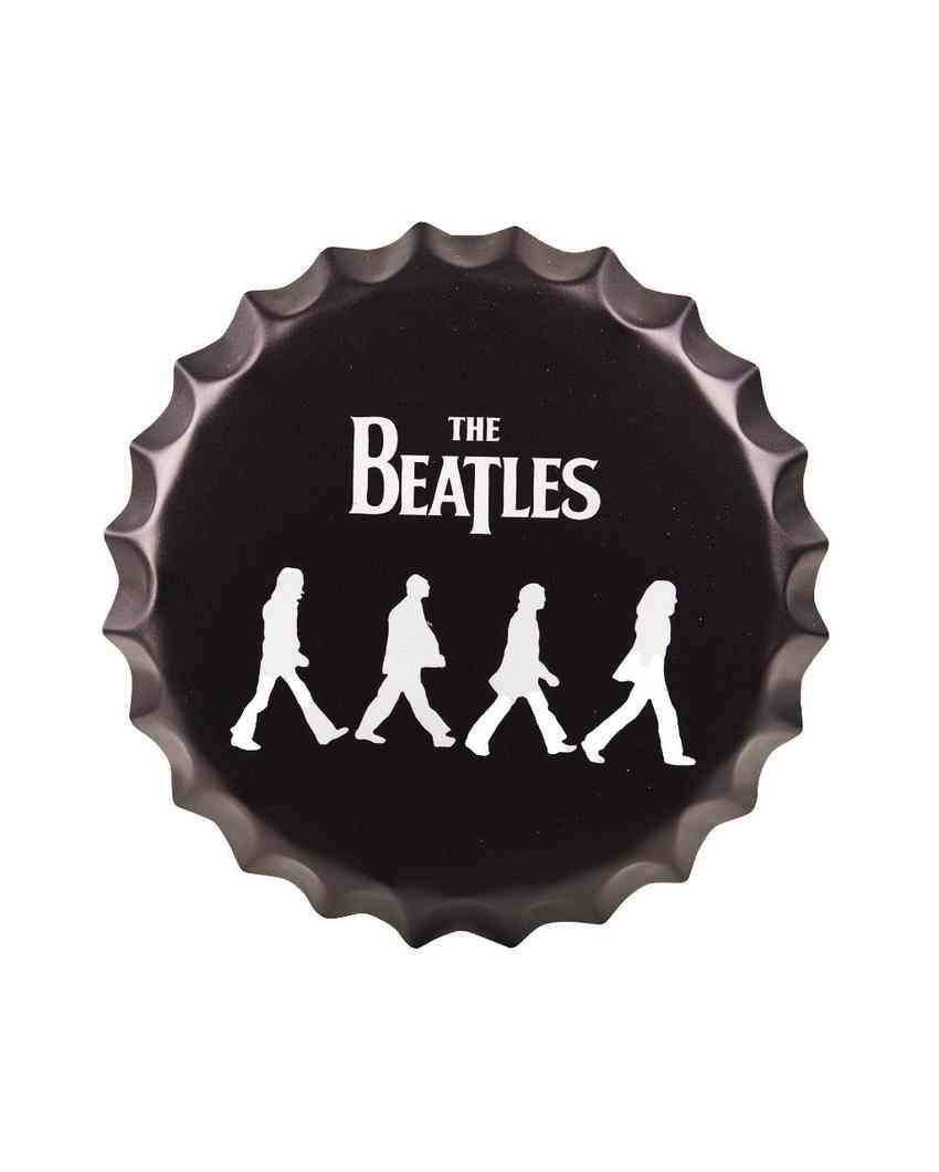 The Beatles Bottle Cap Wall Decor | 14 inches