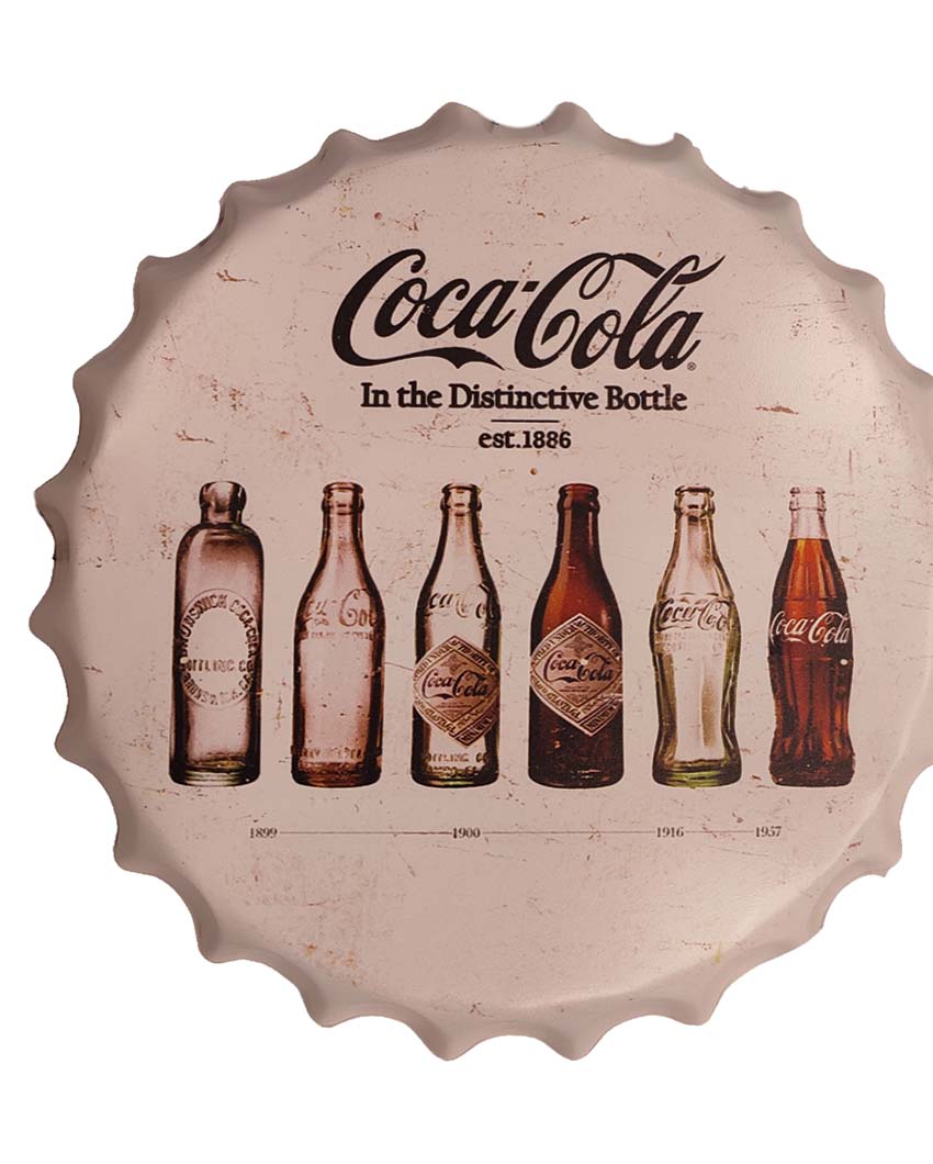 Coca Cola 1886 Bottle Caps Wall Decor | 35 x 5 cm/ 14 x 2 inches