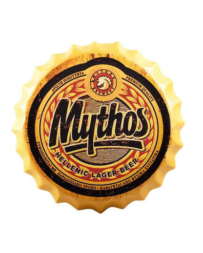 Mythos Bottle Cap Wall Decor | 14 inches