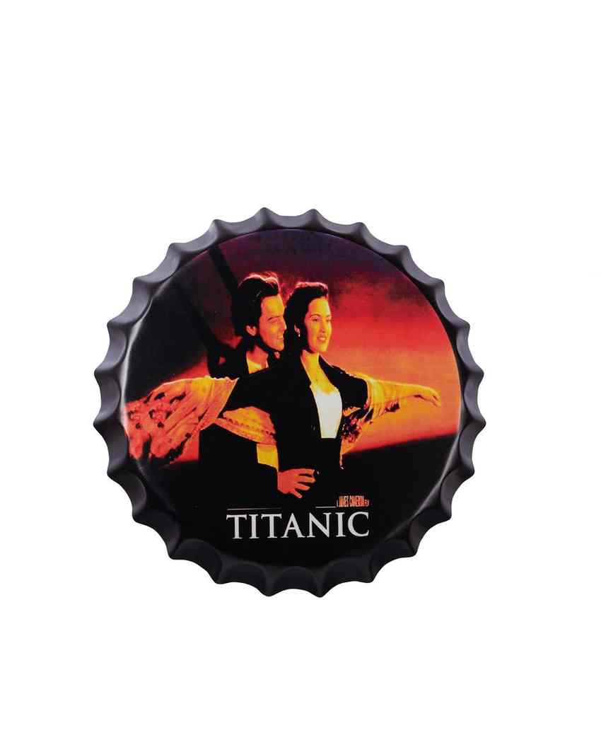 Titanic Bottle Cap Wall Decor | 14 inches