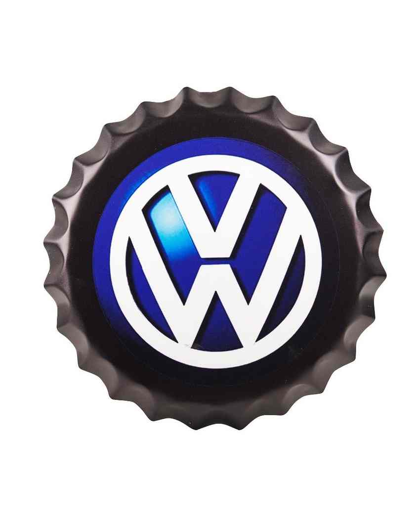 Volkswagen Bottle Cap Wall Decor | 14 inches