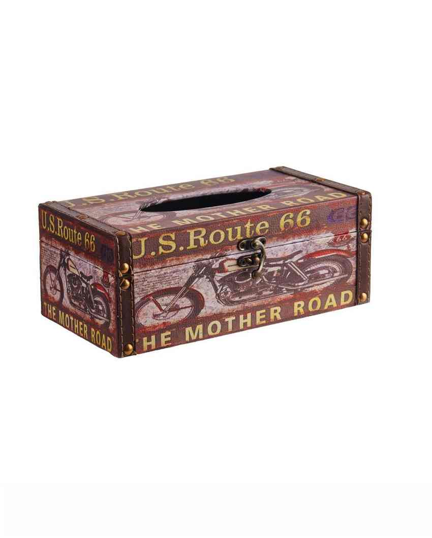 US Route 66 Tissue Holder | 4 x 10 x 5 inches ( wrong dimension)