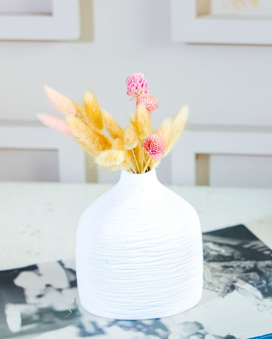 Ceramic Ronda Lined Vase With Garden Bunch