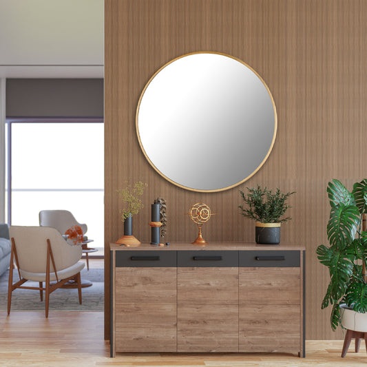 Cross Lines Wired Wall Miror – Dusaan