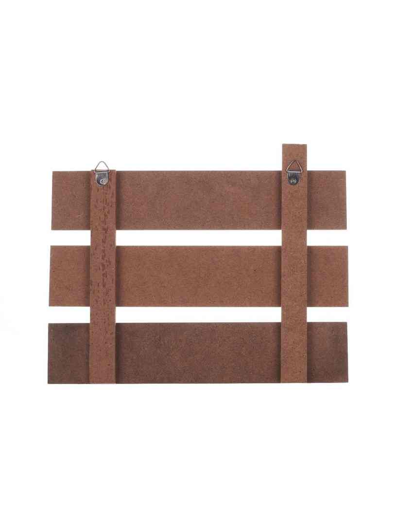 Coffee House Wall Key Holder | Beige | 20 x 25 cm / 8 x 10 inches