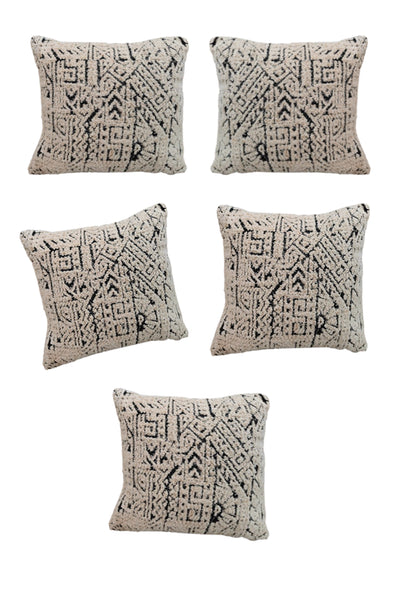 Abstract Cushion Cover | Set of 5 | 16 x 16 inches