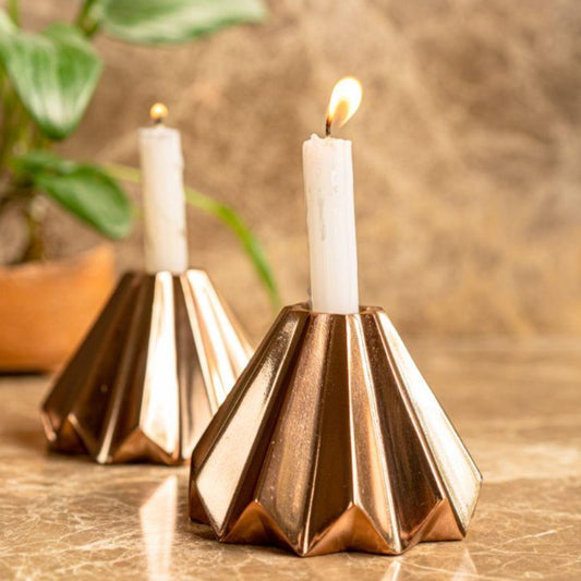 Rose Gold Candle Stand
