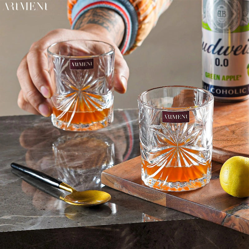 Impressionist Scotch Savvy Whiskey Glasses | Set of 4, 8 | 310ml Set of 8