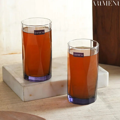 Amethyst Noir Glasses | Set of 4, 8 | 310ml Set of 4