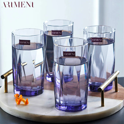 Amethyst Noir Glasses | Set of 4, 8 | 310ml Set of 8