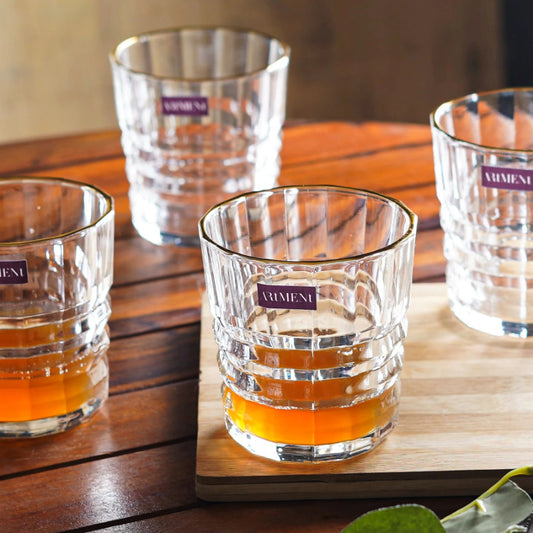 Luxury Lineage Whiskey Glasses | Set of 4, 8 | 350ml Set of 4