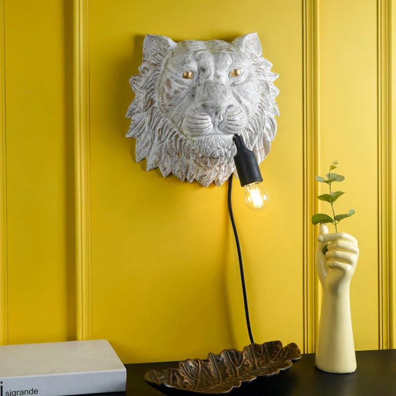 Illuminated King of the Jungle Wall Décor | Multiple Colors White