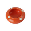 The Decor Lane Candles dusaan Doosan dushan Dusan Dosan home & living Maroon Ceramic Diya Box  Set of 6   colours