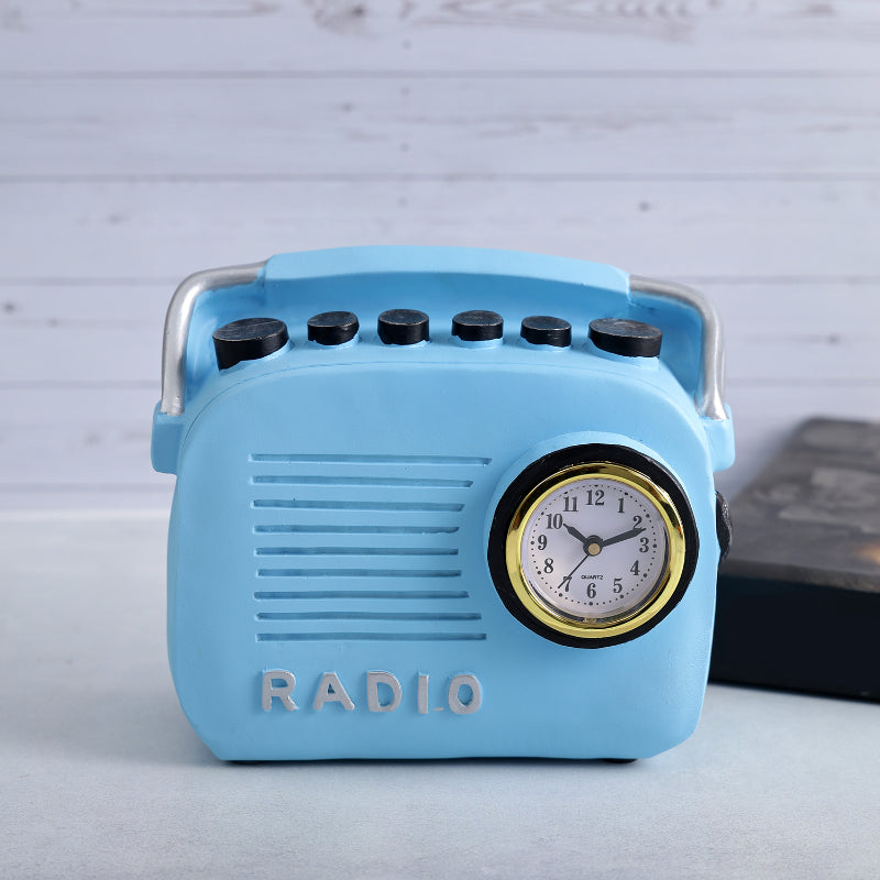 Quirky Vintage Radio Decor Accent | Multiple Colors Blue