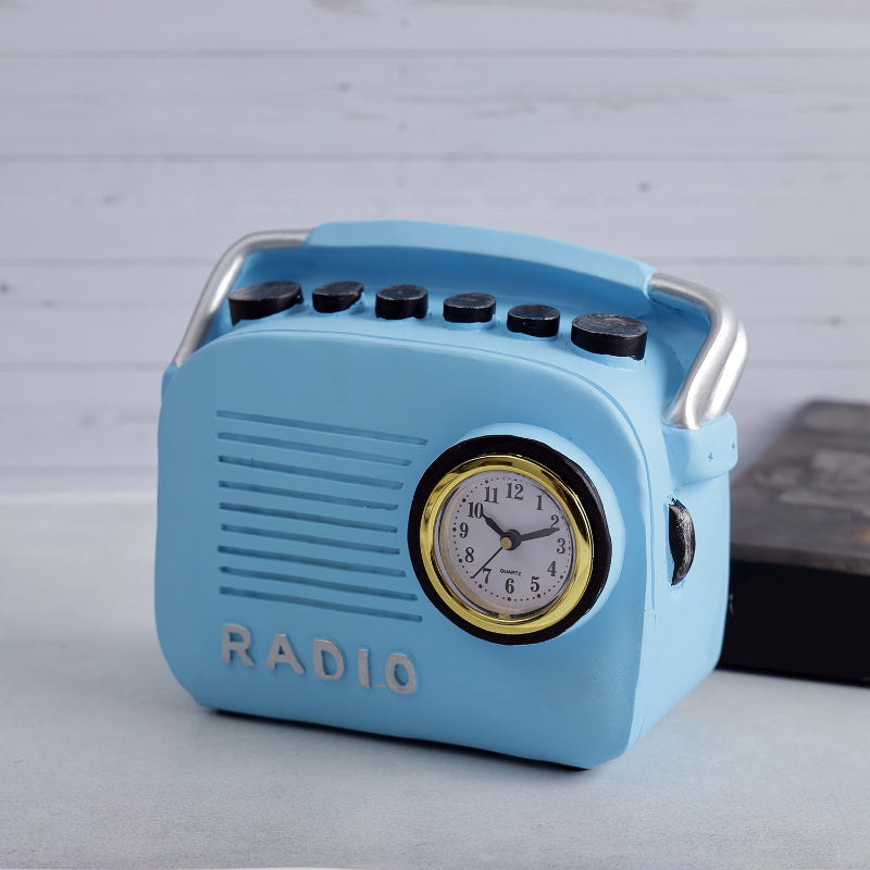 Quirky Vintage Radio Decor Accent | Multiple Colors Blue