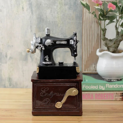 Vintage Brown Sewing Machine Desk Organizer Default Title