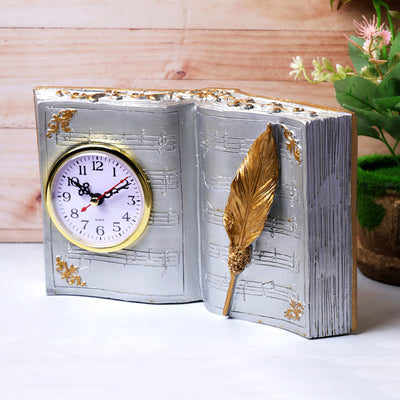 Victorian Book Theme Tabletop Clock Default Title