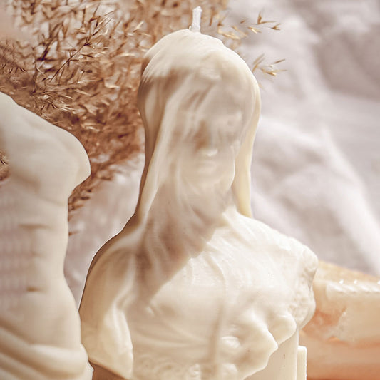 Amour Lady in Veil Sculpture Candle Default Title
