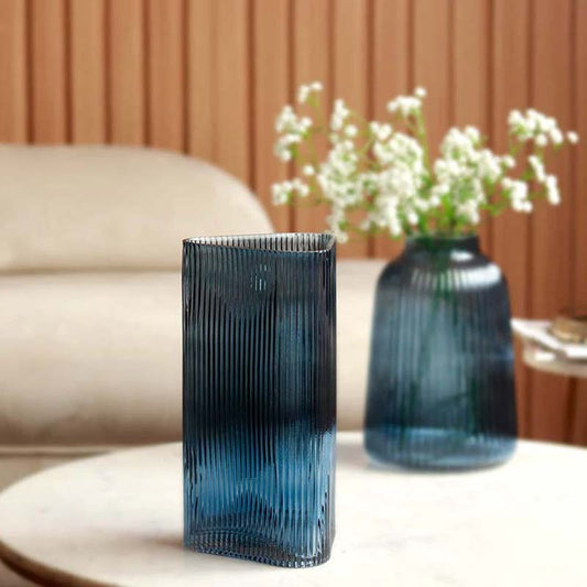 The Svelte Aqua | Blue Glass Vase