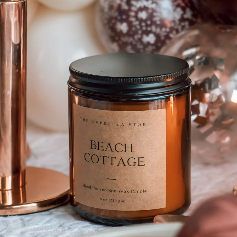 Beach Cottage Scented Candle- 200gm Default Title